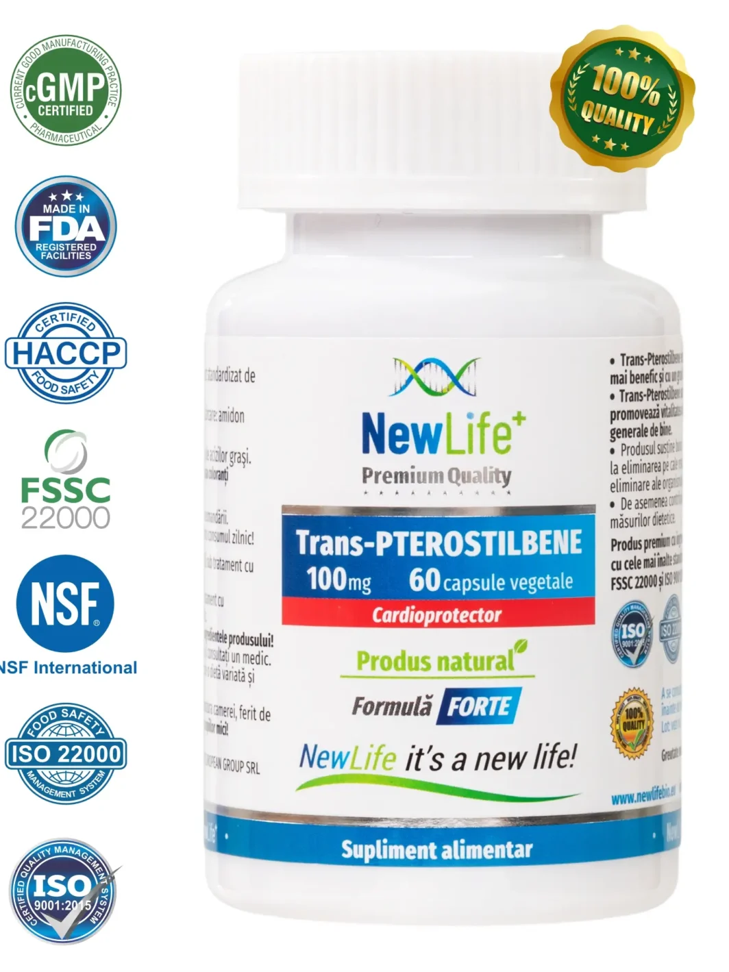 trans pterostilbene 60