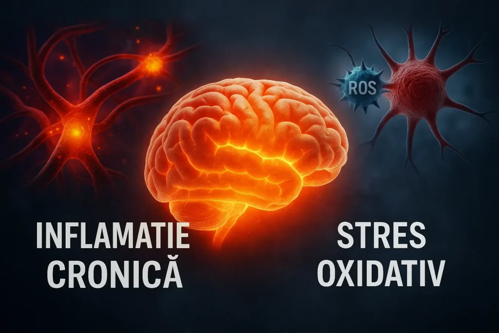 stres oxidativ si inflamatia cronica pericol pentru creier si neuroni