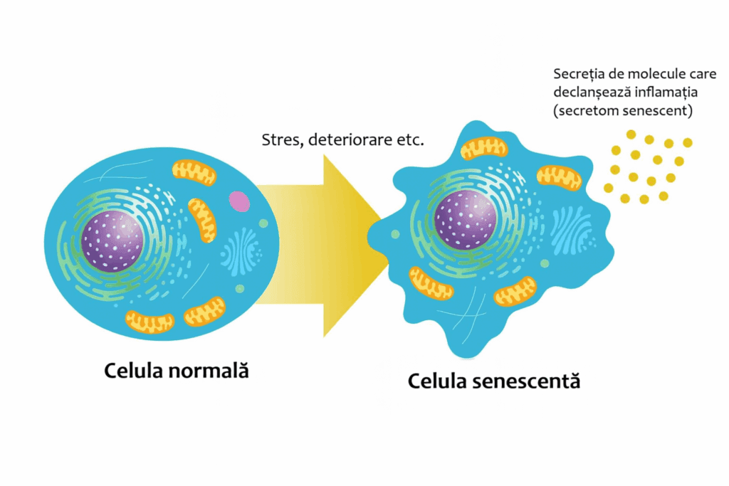Celula normala vs celula Senescenta