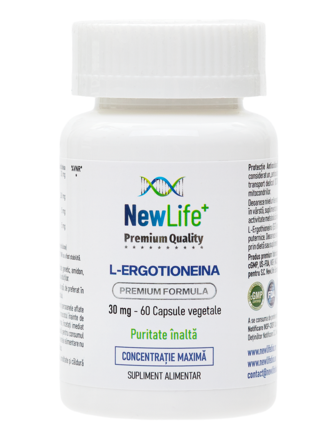 L-Ergotioneina 30 mg