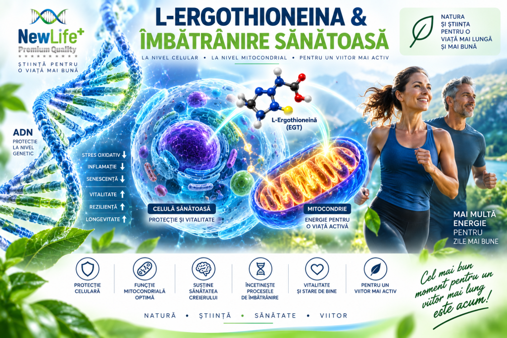 L-Ergothioneina longevitate healthy aging îmbătrânire sănătoasă