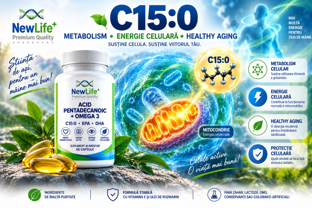 Acid Pentadecanoic C15 metabolism mitocondrii healthy aging