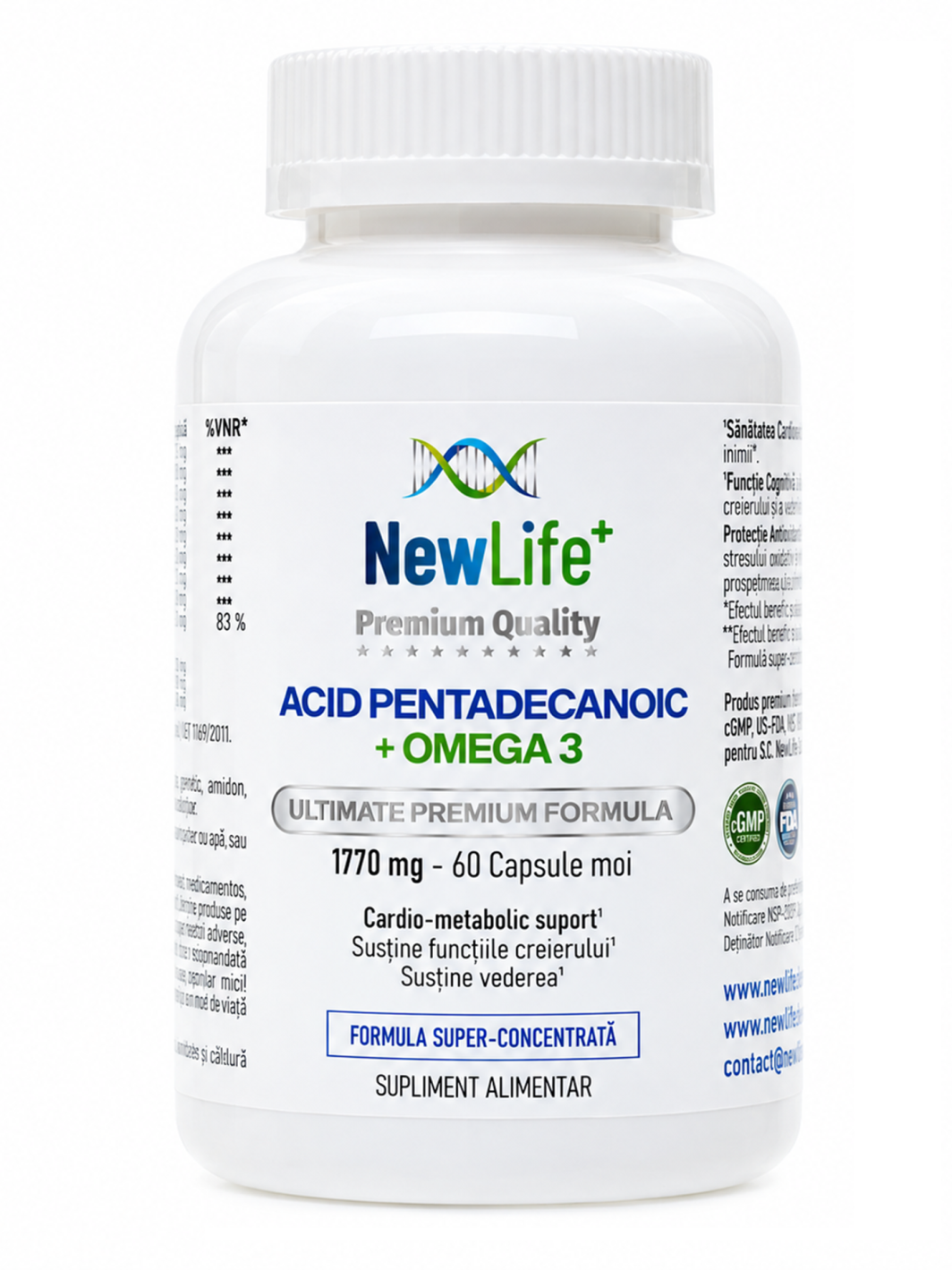 Acid Pentadecanoic + Omega 3
