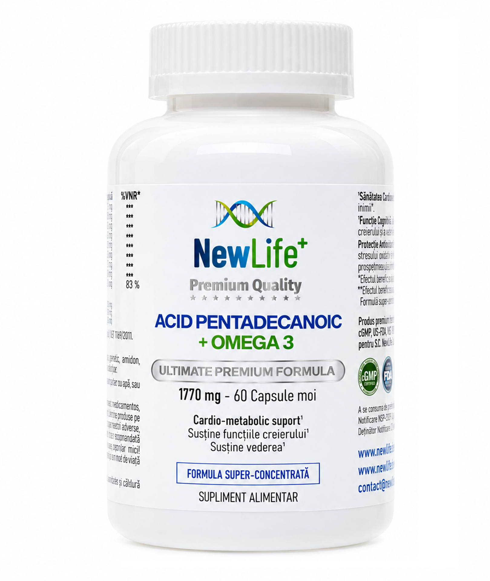 Acid Pentadecanoic + Omega 3
